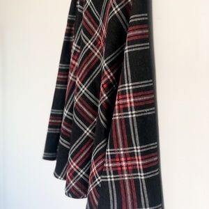 Plaid Midi Skirt